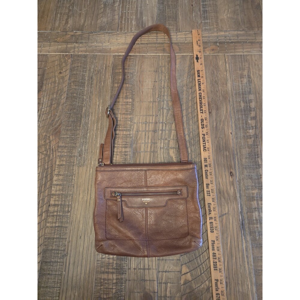 fossil leather crossbody bags for women